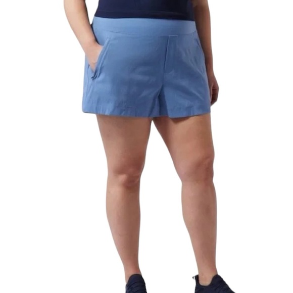 Athleta Women’s Trekkie North Short Enchanted Blue Size 18 - Picture 1 of 12
